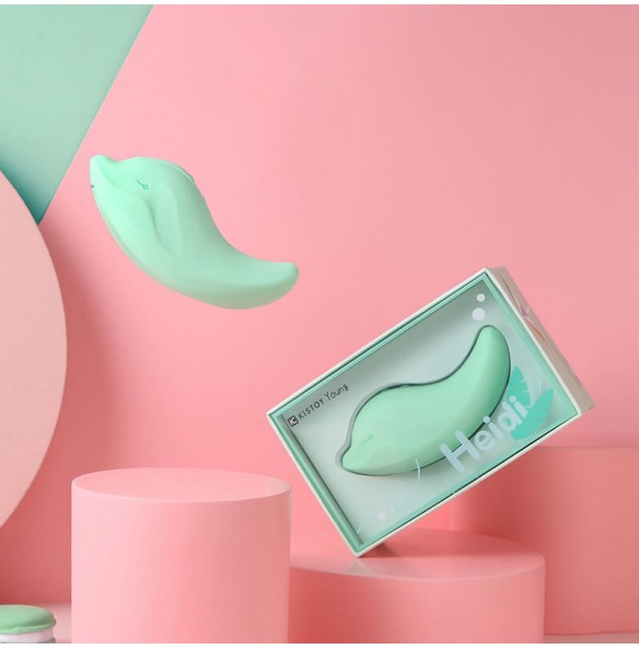 KIS TOY - HeiDi Dolphin Vibrating Massager (Chargeable - Green) KIS TOY - HeiDi Dolphin Vibrating Massager (Chargeable - Green)